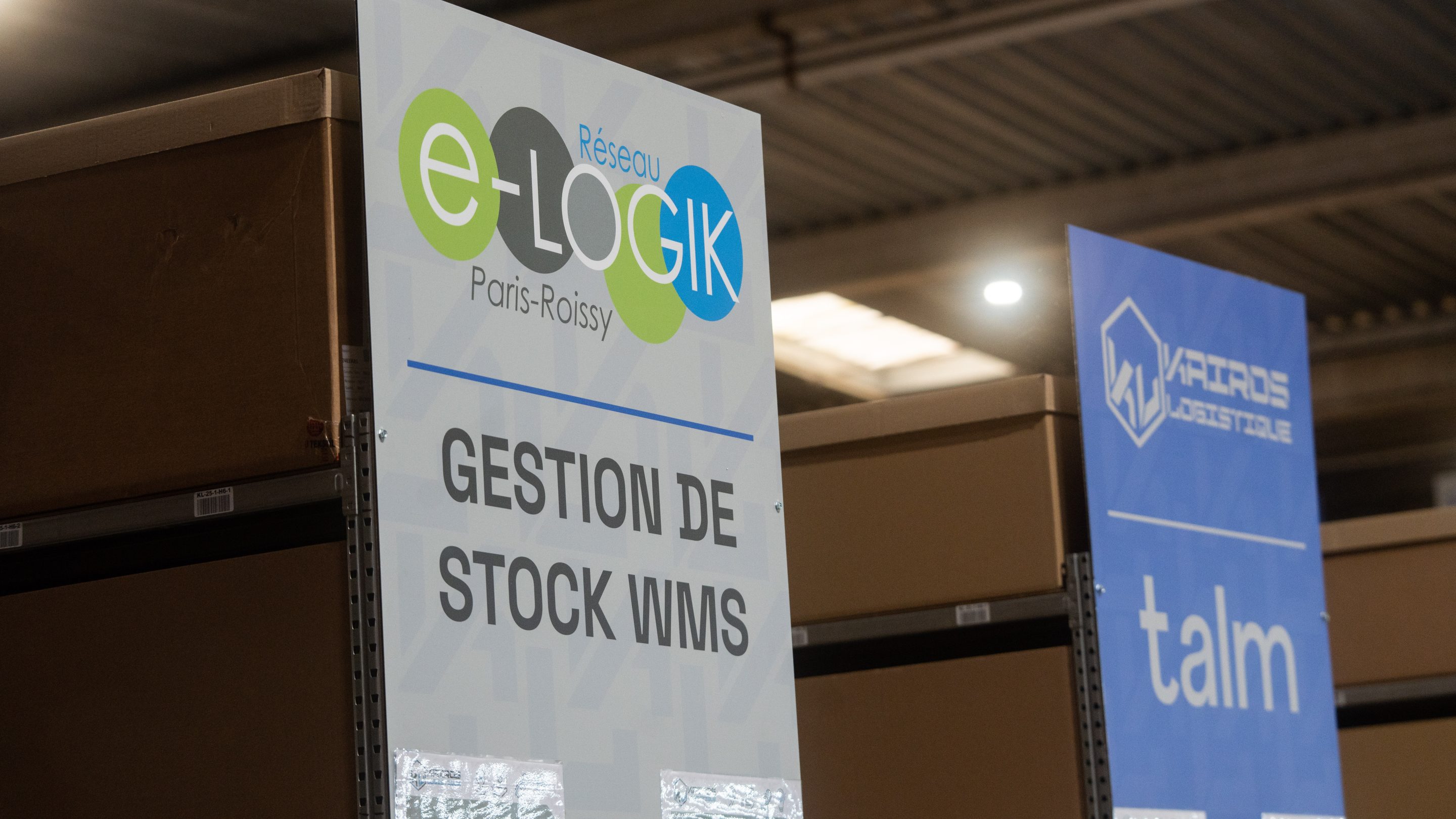 représente la gestion de stock wms e-logik-paris-roissy-kairos-logistique